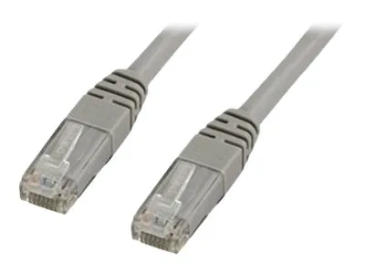 X-Shield - Koblingskabel - RJ-45 (hann) til RJ-45 (hann) - 50 cm - UTP - CAT 6 - halogenfri, formstøpt - grå