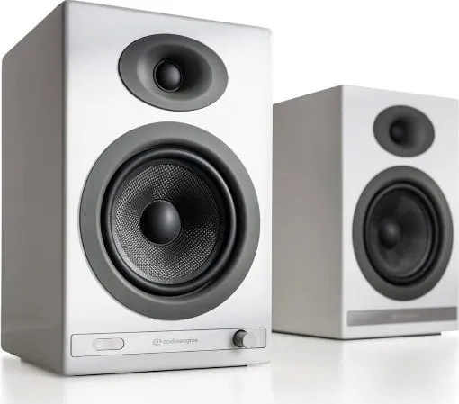 AudioEngine HD5 høyttaler - hvit - hjemmemusikksystem
