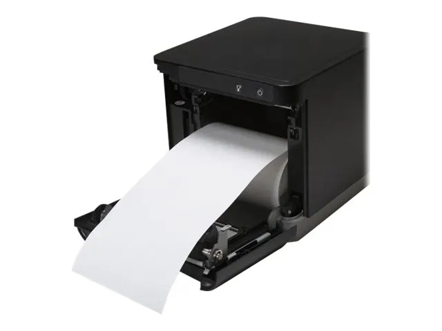 Star mC-Print3 MCP30 BK E+U - Kvitteringsskriver - direktetermisk - Rull (8 cm) - 203 dpi - inntil 250 mm/sek - USB, LAN - kutter - svart