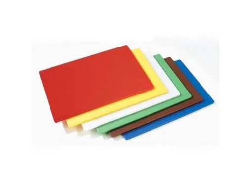 Skærebræt 45x30x1.2 cm PE Plast hvid (stk.)