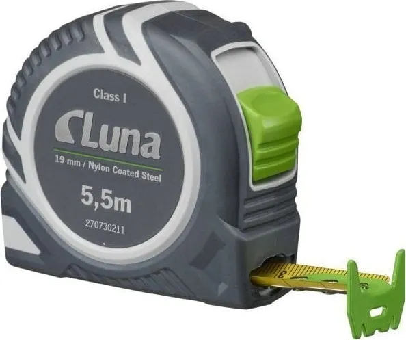 Luna målebånd push lock 5,5 m
