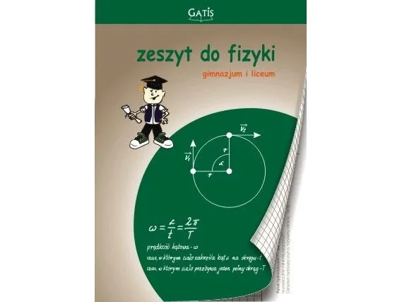 Gatis notatbok A5/60 ark tematisk Fysikk