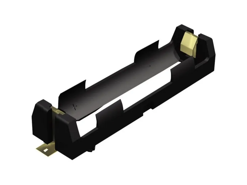 Keystone Electronics 1042 batteriholder for 1x18650 overflatemontering SMD (L x B x H) 86 x 20,65 x 14,86 mm