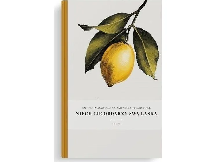 Sharon Notebook Lux - Gud velsigne deg - Sitron