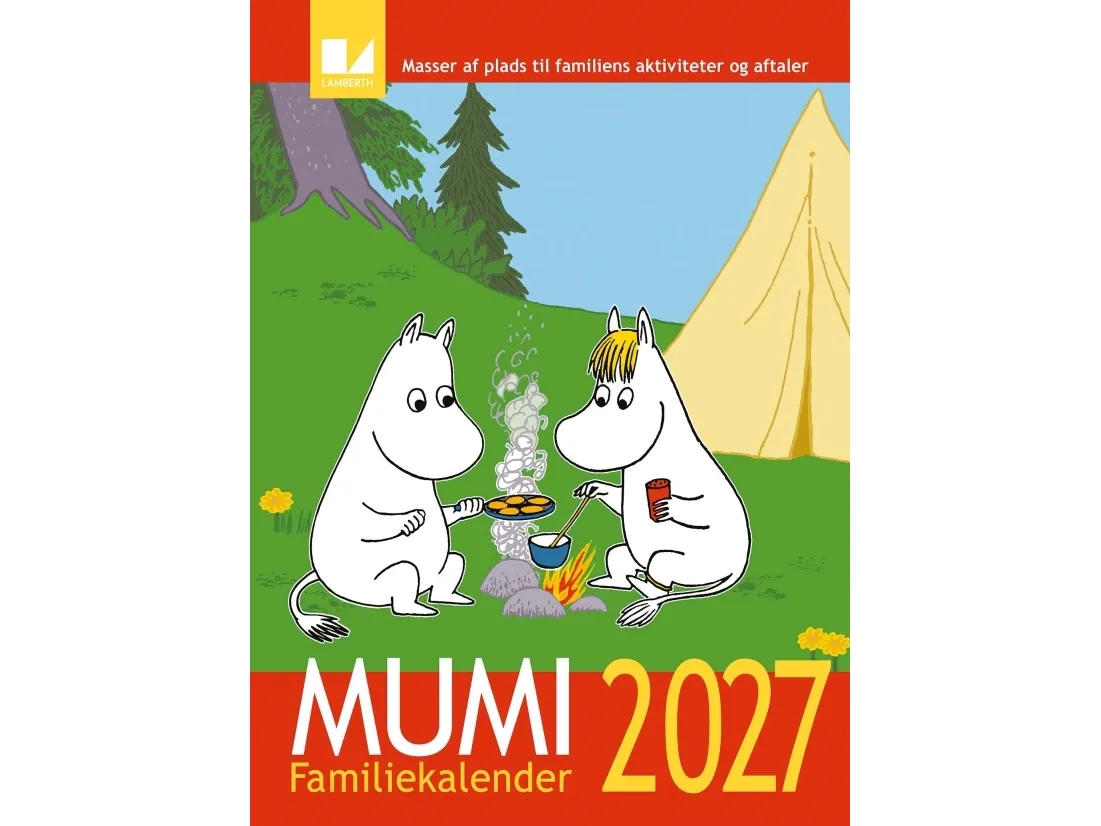 Mummifamiliens kalender 2027 | Språk: Dansk