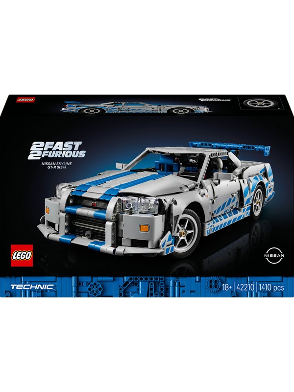 LEGO Technic 42210 2 Fast 2 Furious Nissan Skyline GT-R (R34)-bil