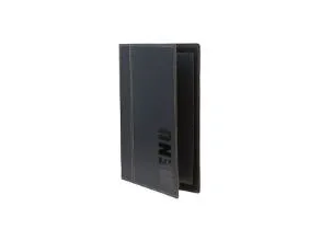 Menu Kortholder A5 25x19 cm Securit Trendy viser 4 A5 sider Læderomslag Sort,10 stk/krt
