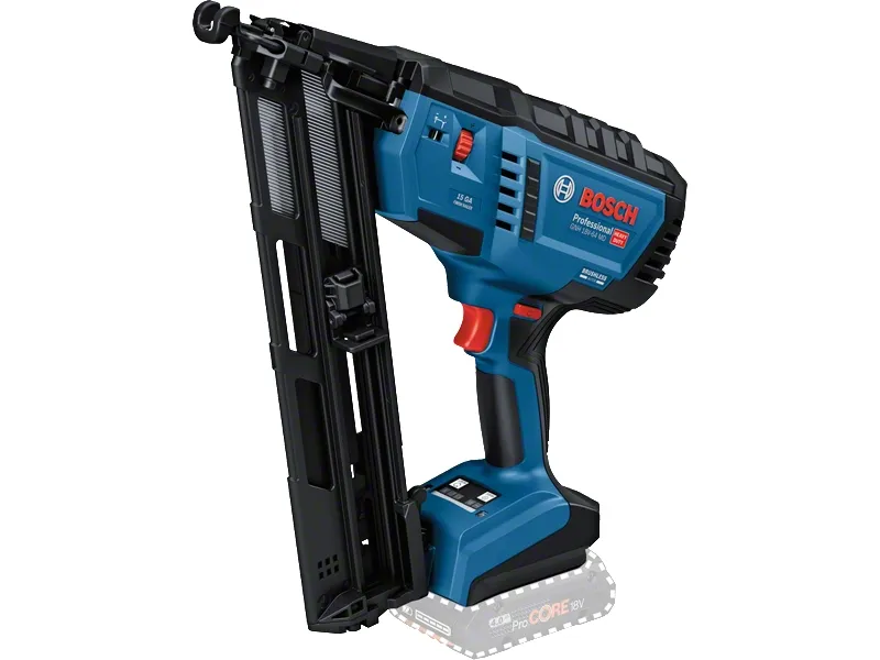 Bosch GNH 18V-64 MD Professional, Spikerpistol, Vinklet magasin, Svart, Blå, 3,2 cm, 6,4 cm, 1,8 mm - SOLO