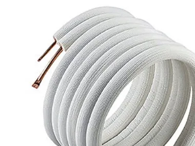 Pro isolerede kølerør - 1,0 mm - 1,0 mm, Uden flange og omløber, 20 m, 1/4'' - 1/2''