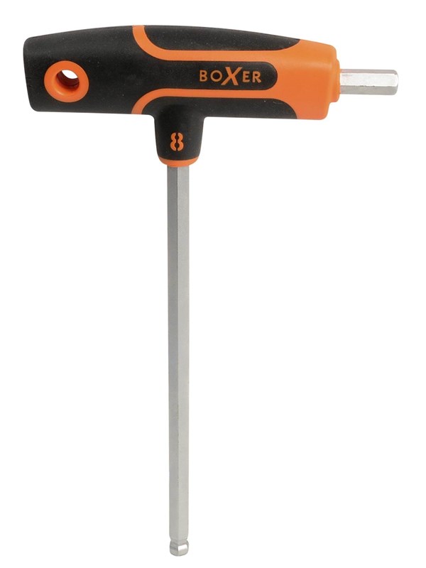 Boxer Unbrako-T-nøkkel med kule - 8,0 mm