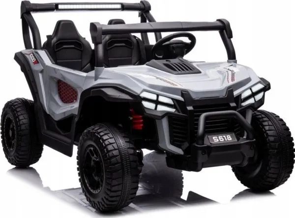 Elbil med batteri S618 grå 4x4