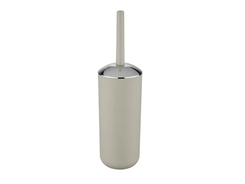 WENKO 21220100, Toalettbørste og holder, Taupe / brun, Termoplastisk elastomer (TPE), 100 mm, 100 mm, 370 mm