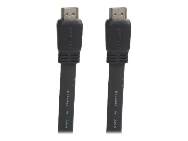 Connectech Good Quality - High Speed - HDMI-kabel med Ethernet - HDMI hann til HDMI hann - 10 m - flat