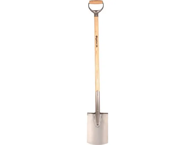 Galax havespade 110cm - Lakeret asketræsskaft m/D-jern greb, blad 27x19cm