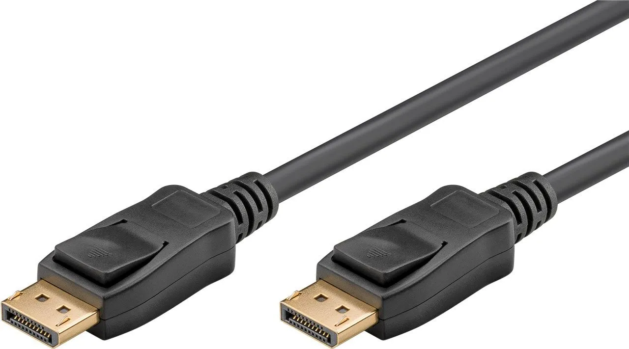 Goobay 74753, 3 m, DisplayPort, DisplayPort, Hankjønn, Hankjønn, 10240 x 4320 piksler