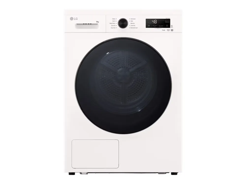 LG RHX1009NWB - Tørker - Wi-Fi - bredde: 60 cm - dybde: 66 cm - høyde: 85 cm - frontileggelse - essens hvit