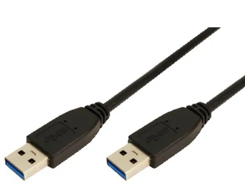 LogiLink - USB-kabel - USB-type A (hann) til USB-type A (hann) - USB 3.0 - 2 m - formstøpt - svart