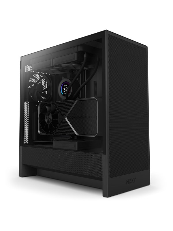 NZXT H5 Flow (2024) - Black - Kabinett - Miditower - Svart