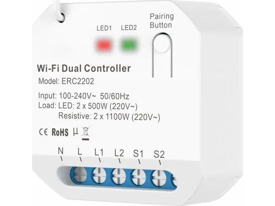 Art radiorelé RF433 dobbel oem