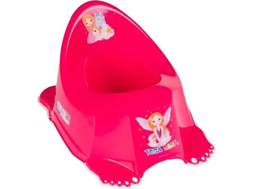 Tega Baby nattpotte anti-skli prinsesse, rosa