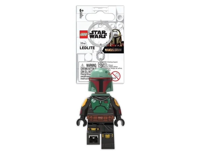 LEGO STAR WARS nøkkelring med LED-lys Boba Fett