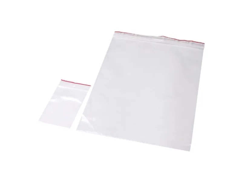 Lynlåspose, Grippie, 50 µm, 300 x 400 mm LD-PE, Transparent, Uden tryk lynlåslukning, pakke a 1000 s