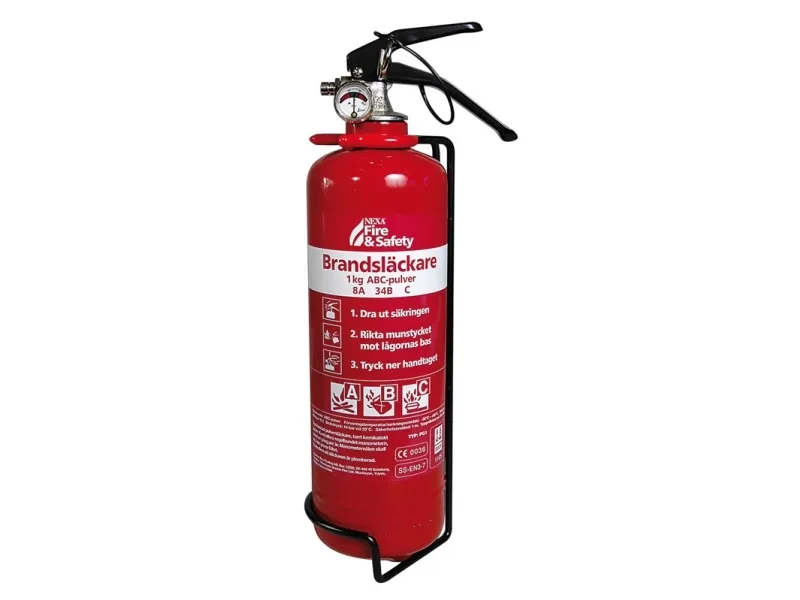 Brannslukningsapparat Rød 1kg 8A