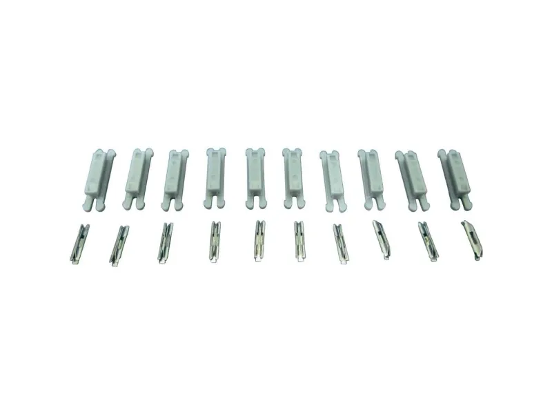 Rokuhan skinne-/sporsett (med ballast) skinnesamleledd 10 stk