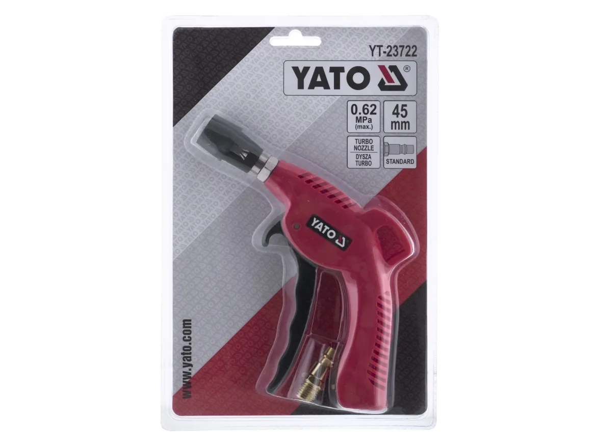 YATO varmluftspistol kort turbo