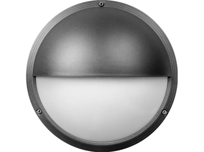 Ocus halvskjerm 12W LED 6W-12W 3000-3500-4000K mikrobølgesensor RAL7024