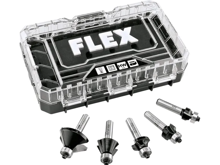 Flex CER rundingsfræsersæt (5 stk.)