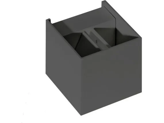 Veggarmatur Azzardo vegg grå AZ0957 GAMBINO, LED