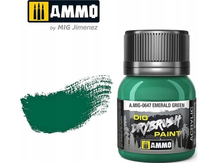 Vallejo Ammo: DIO Drybrush - Emerald Green