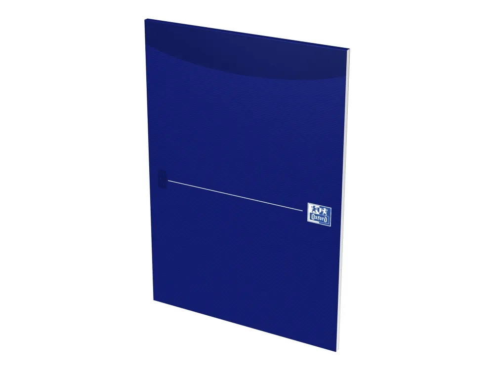 Oxford Office Essentials - Limt pute - A4 - 50 ark / 100 sider - hvitt papir - vanlig - blått deksel - kartong