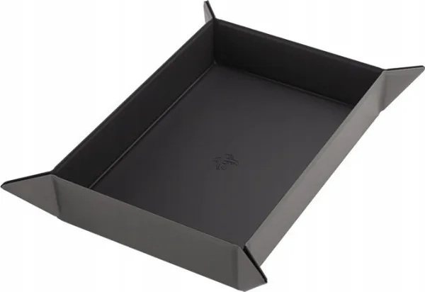 Gamegenic Gamegenic: Magnetic Dice Tray - Rectangular - Black/Gray