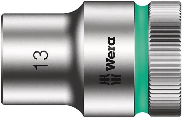 Wera 8790 HMC, 1 stykker, Sekskantet, 25,4 / 2 mm (1 / 2), Kromvanadiumstål, Grå, 37 mm