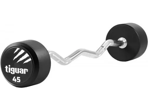 Tiguar vektstangskiver lamany PU 45 kg TI-WLBPU045