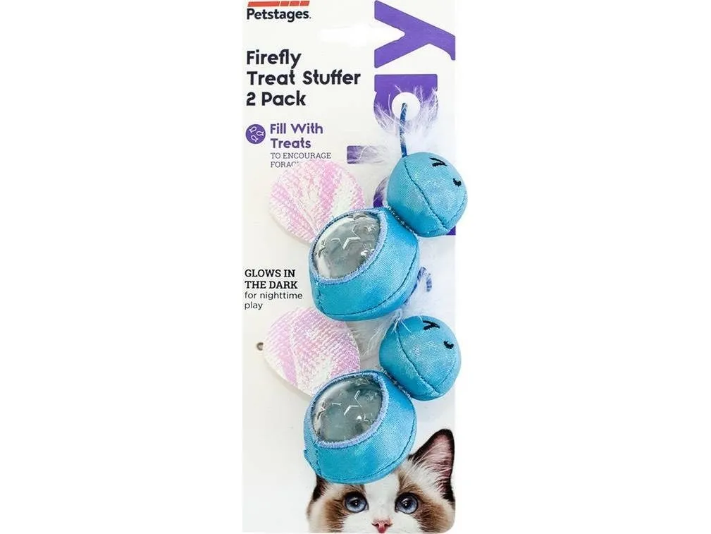 Petstages Firefly Treat Stuffer glow-in-the-dark katteleketøy