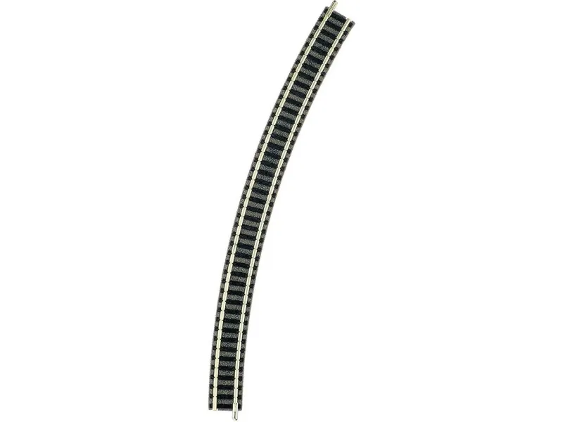 Fleischmann piccolo 9130 N (med ballast), buet spor 396,4 mm, 30°