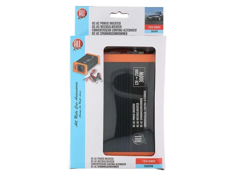 Allride, Inverter 12V-230V, 300W, USB,