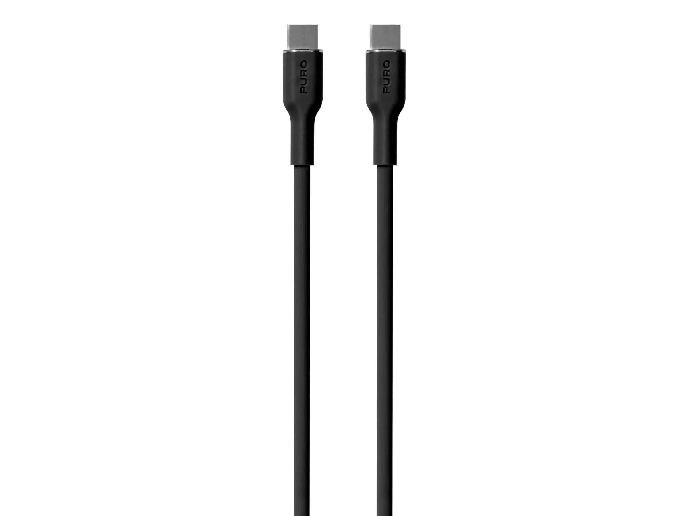 PURO PUUSBCUSBCICONBLK, 1,5 m, USB C, USB C, Sort