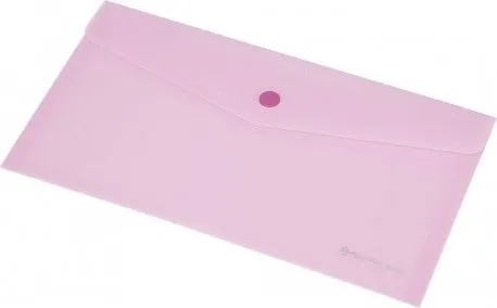 Panta Plast mappe/omslag Focus C4533 DL transparent rosa (197860)
