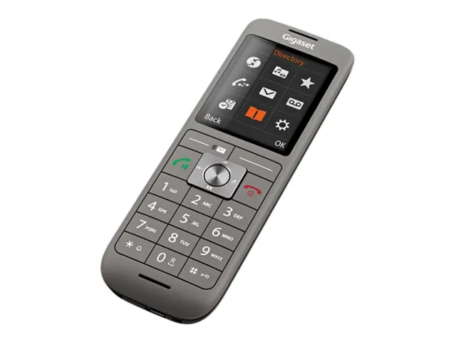 Gigaset CL660HX - Trådløst ekstra håndsett med anrops-ID - DECT\GAP - svart, antrasitt