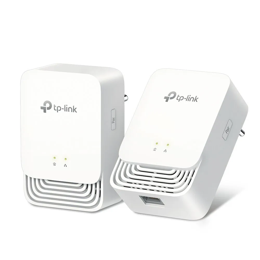 TP-Link PG1200 KIT, 607 Mbit/s, Gigabit Ethernet, 10,100,1000 Mbit/s, HomePlug AV2, 300 m, Hvit