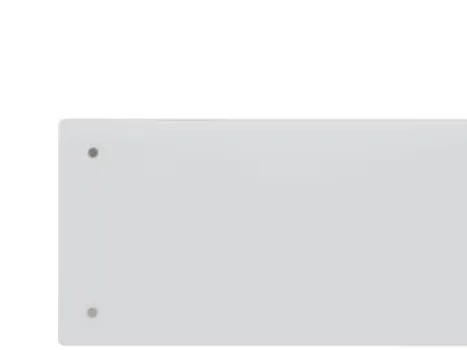 Adax Glas Varmepanel Clea H 12 KWT, 1200W 400V med WiFi, hvid