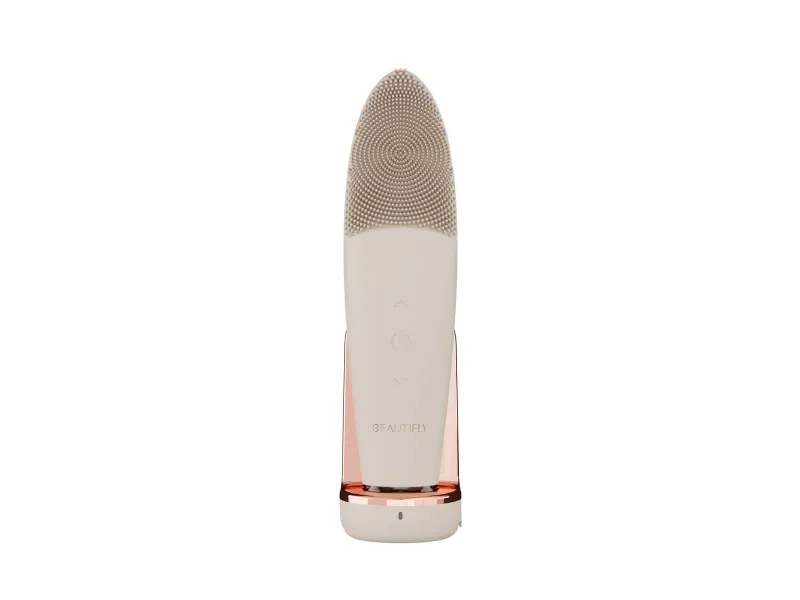 Beautifly Bclean Pro Induction Ultrasonic Facial Cleansing Brush For Deep Cleansing Skin Beige