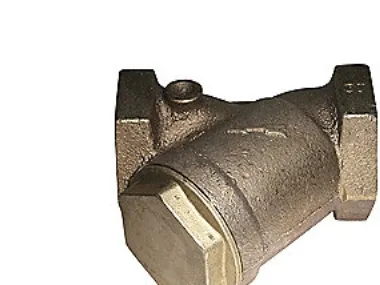 2 Snavssamler i rødgods med integreret Y-filter