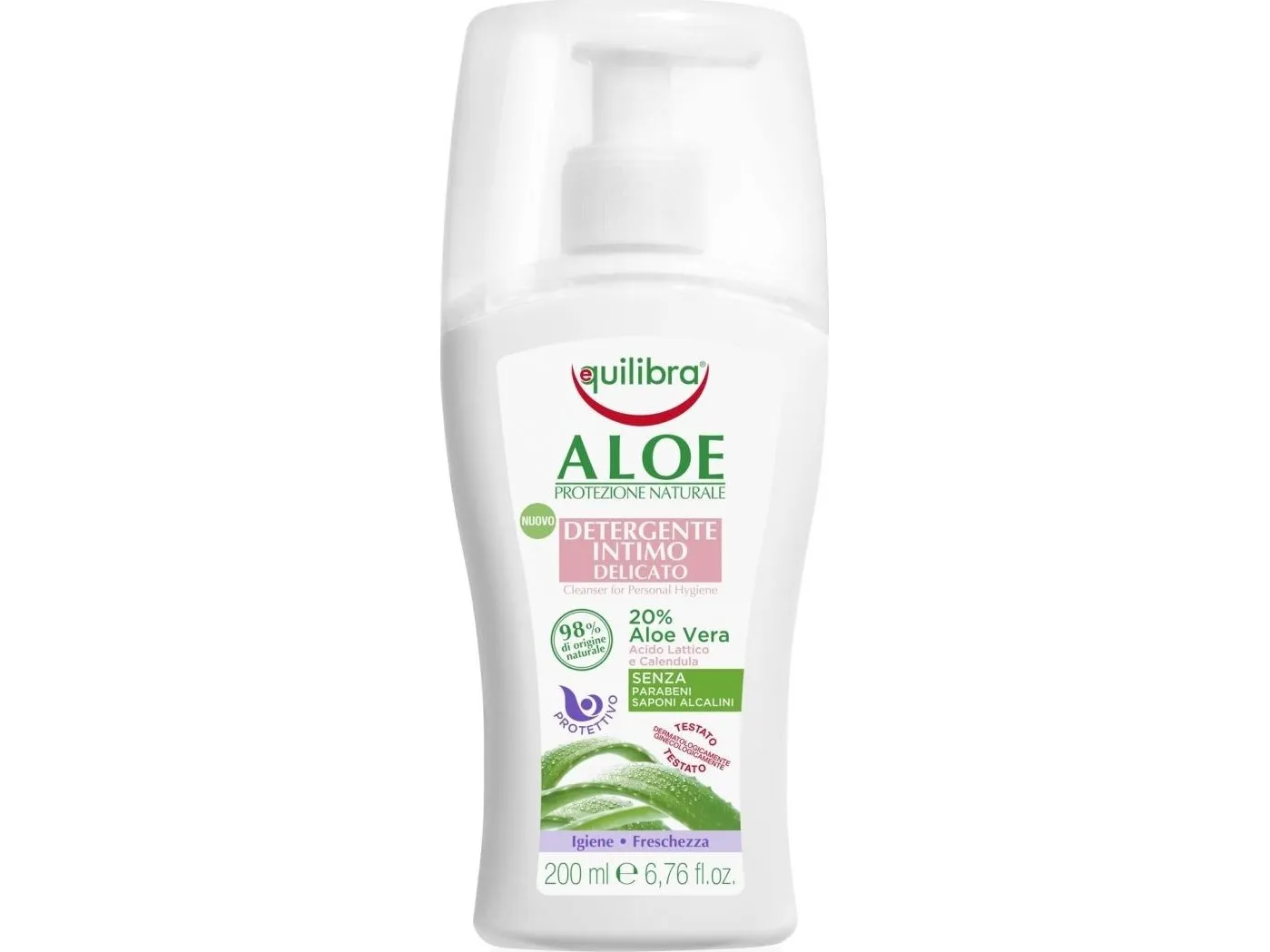 Equilibra mild intimhygienegel Aloe Vera 200 ml