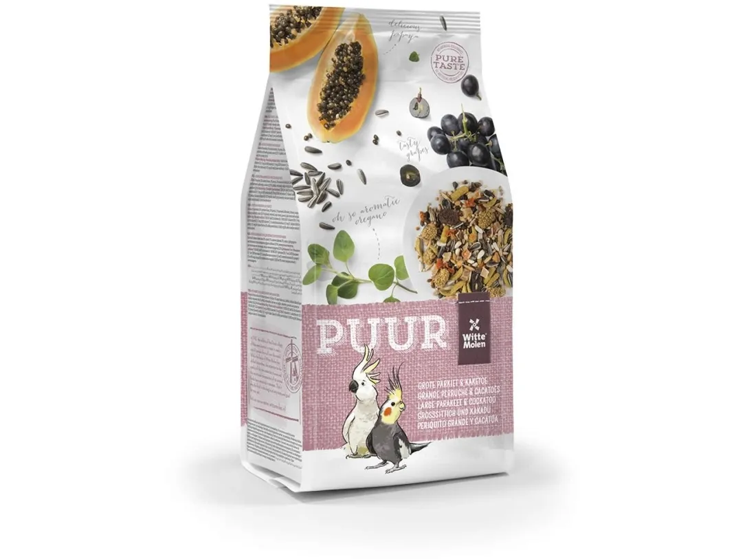 WITTE MOLEN Puur Large Parakeets 2 kg
