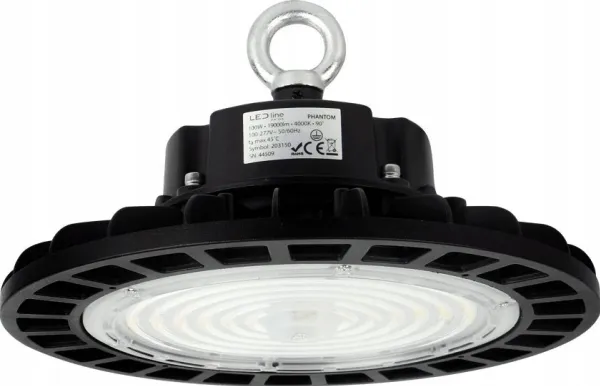Lagerarmatur PHANTOM, 230Vac, 70W 13 300lm, 190lm/W, 120°, 1-10V dimbar